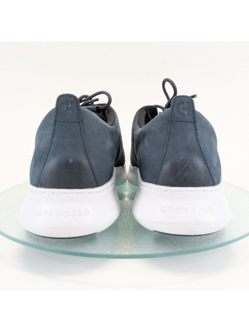 Cole Haan Grand 360 Mens Navy Suede Lace-Up Dress Sneakers Size 11 Shoes - NWOB - Picture 4 of 7